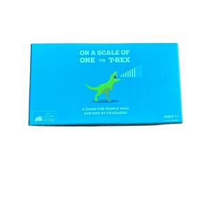 On A Scale of One to T-Rex Card Game by Exploding Kittens New Sealed Complete